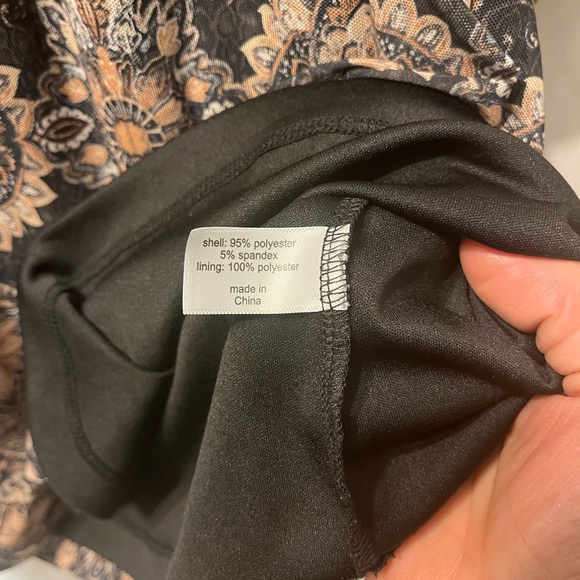 Lane Bryant babydoll sheer floral top blouse. - Picture 4 of 4